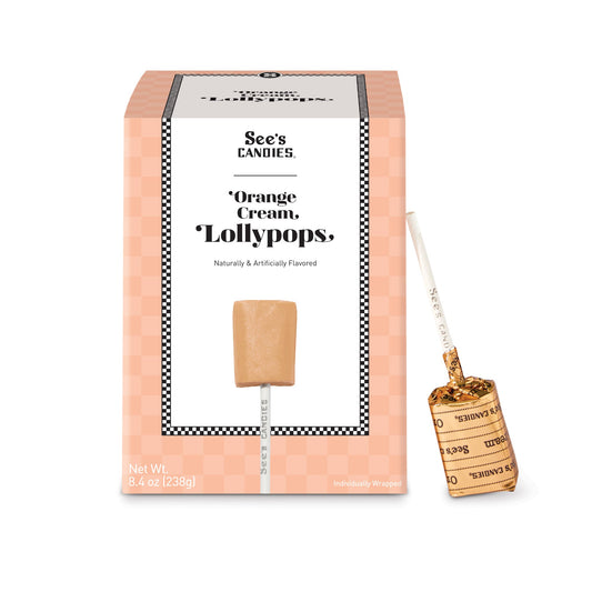 Orange Cream Lollypops